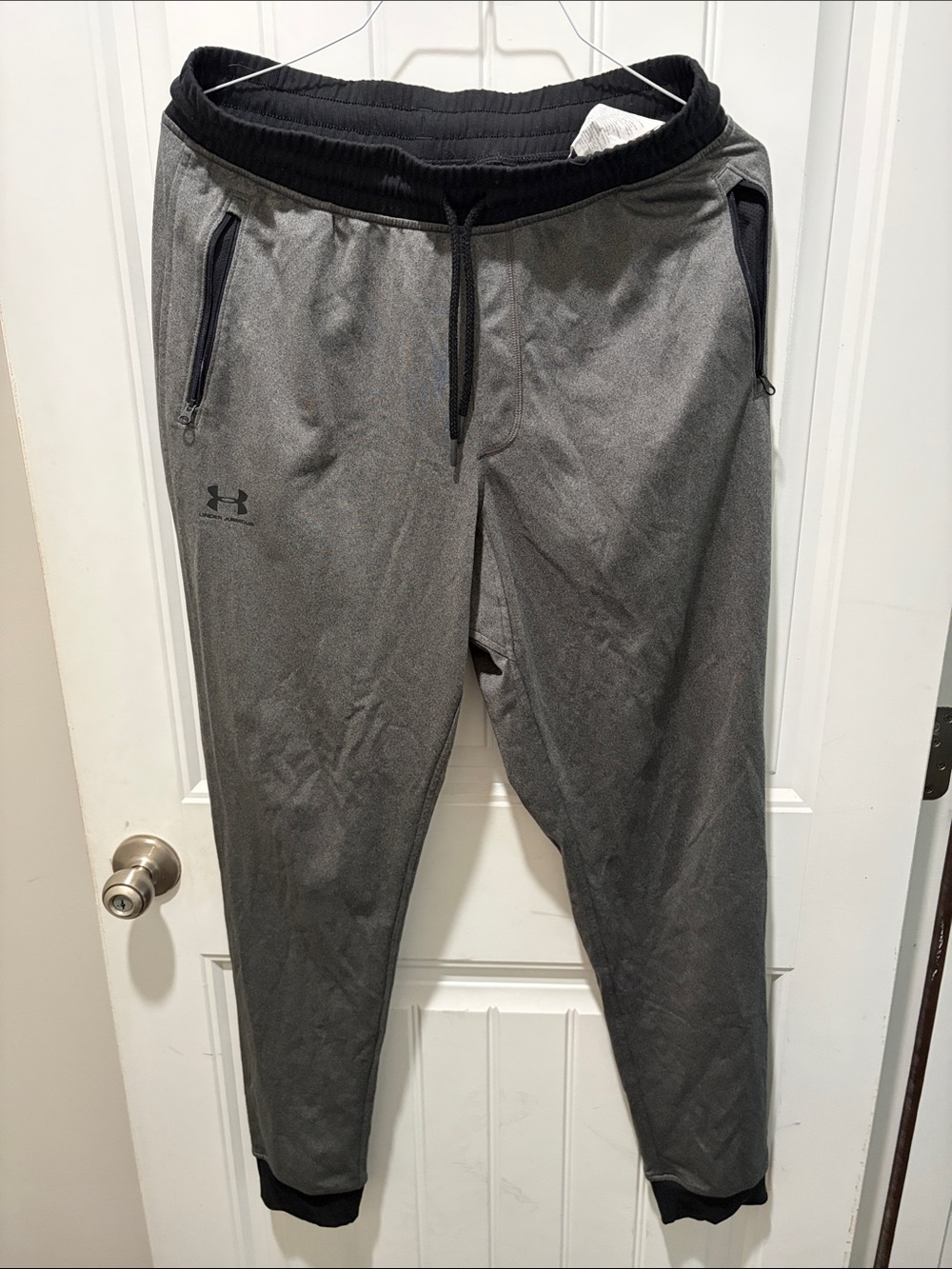 Under Armour Gray & Black Men’s Performance Joggers